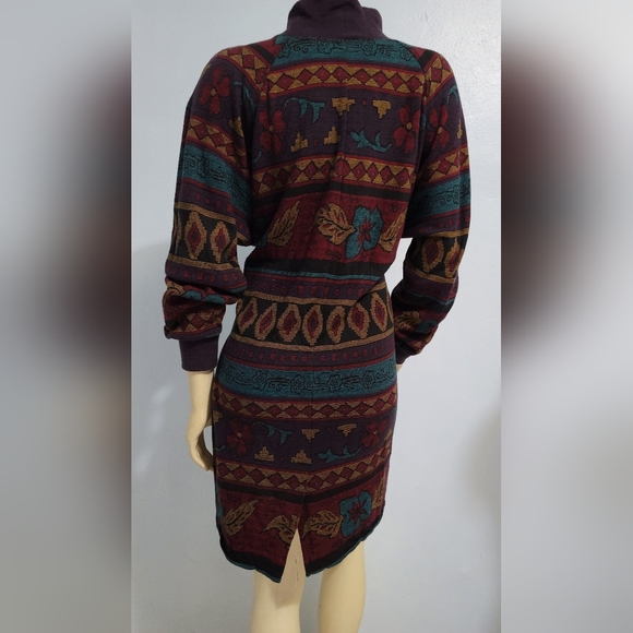 Karen Kane Easy Wear Vintage Sweater Dress Size Medium - Picture 5 of 10
